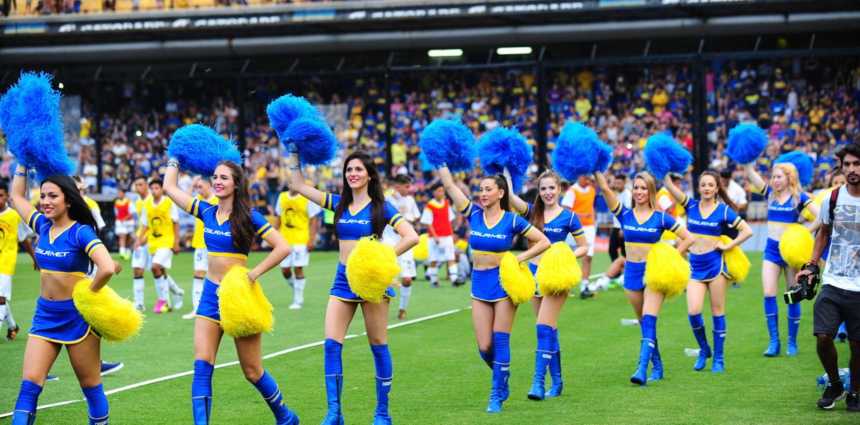 Las Boquitas, porristas oficiales de Boca Juniors